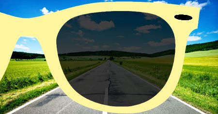 عینک آفتابی رانندگی بر اساس تراکم رنگ کلاس4
